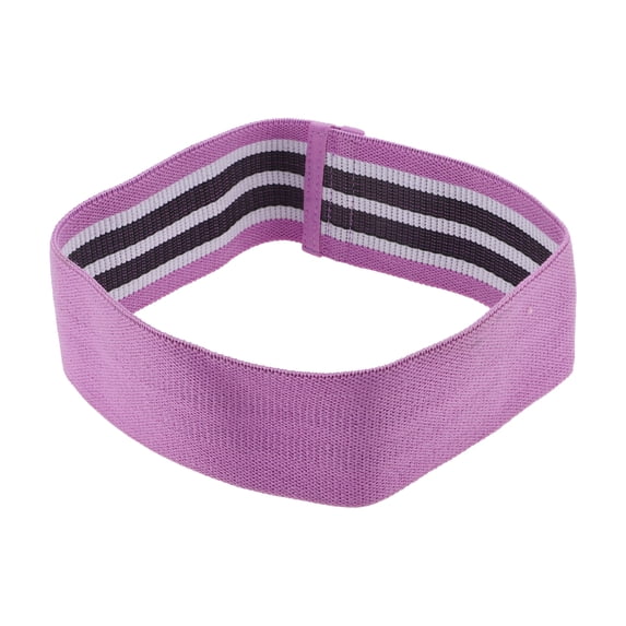 Unique Bargains Yoga Elastic Resistance Band 14.17"x3.15" 1 Pc Purple