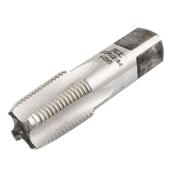 Unique Bargains ZG1/2-14 BSP 55 Degree 4 Flutes HSS Pipe Thread Plug Tap 75mm Length