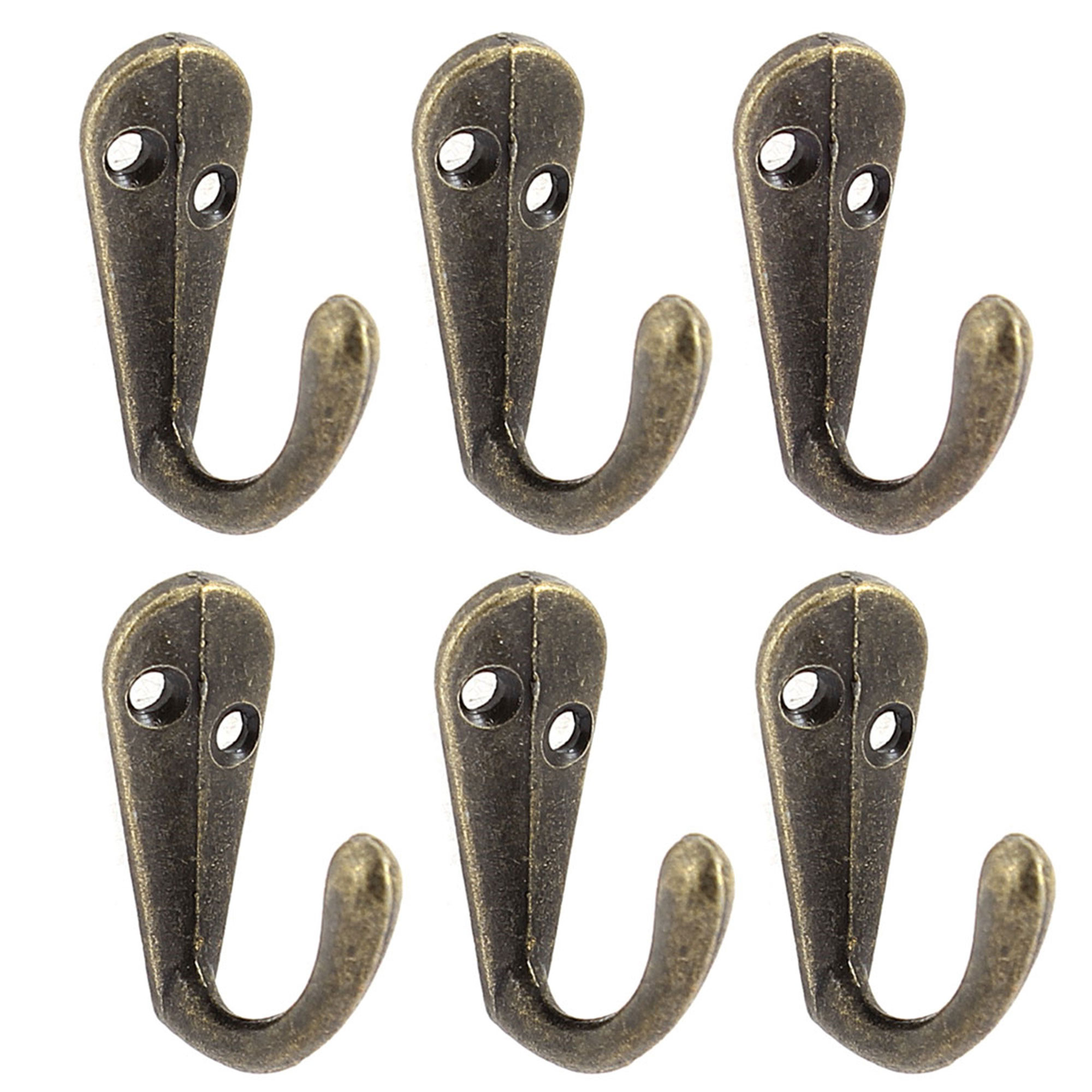 Unique Bargains Zinc Alloy Bedroom Vintage Style Wall Mounted Clothes