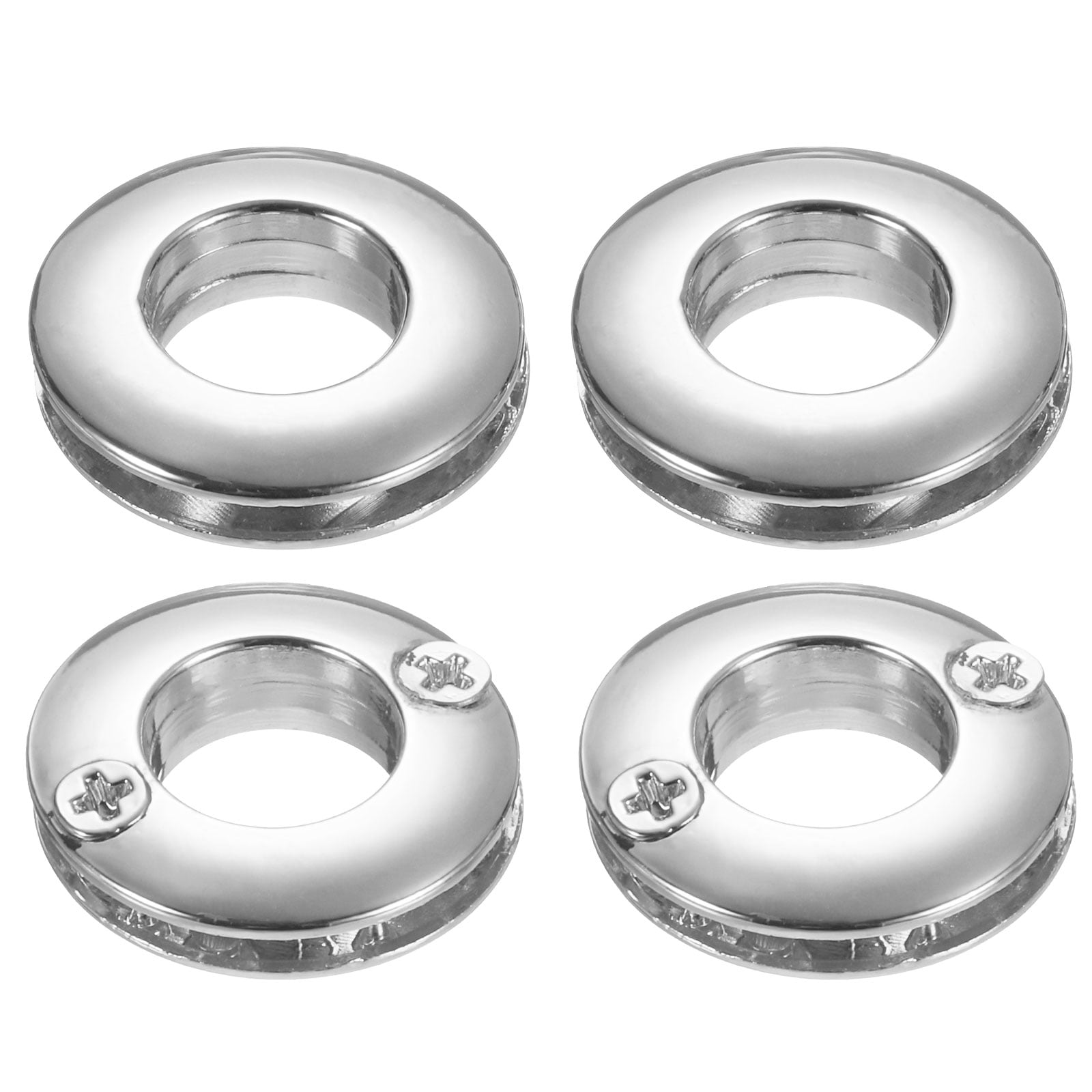 Unique Bargains Zinc Alloy Grommets for Fabric Curtains Leather Craft Silver 3/8"