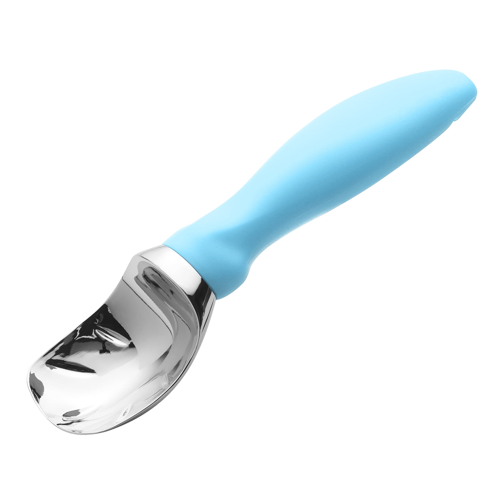 Unique Bargains Zinc Ice Cream Scoop with for Gelato and Cookie Dough Blue 7.9in