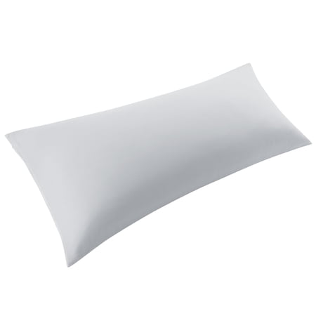 Unique Bargains Zipper Closure Body Pillowcase 1Pc Light Gray 20"x48"