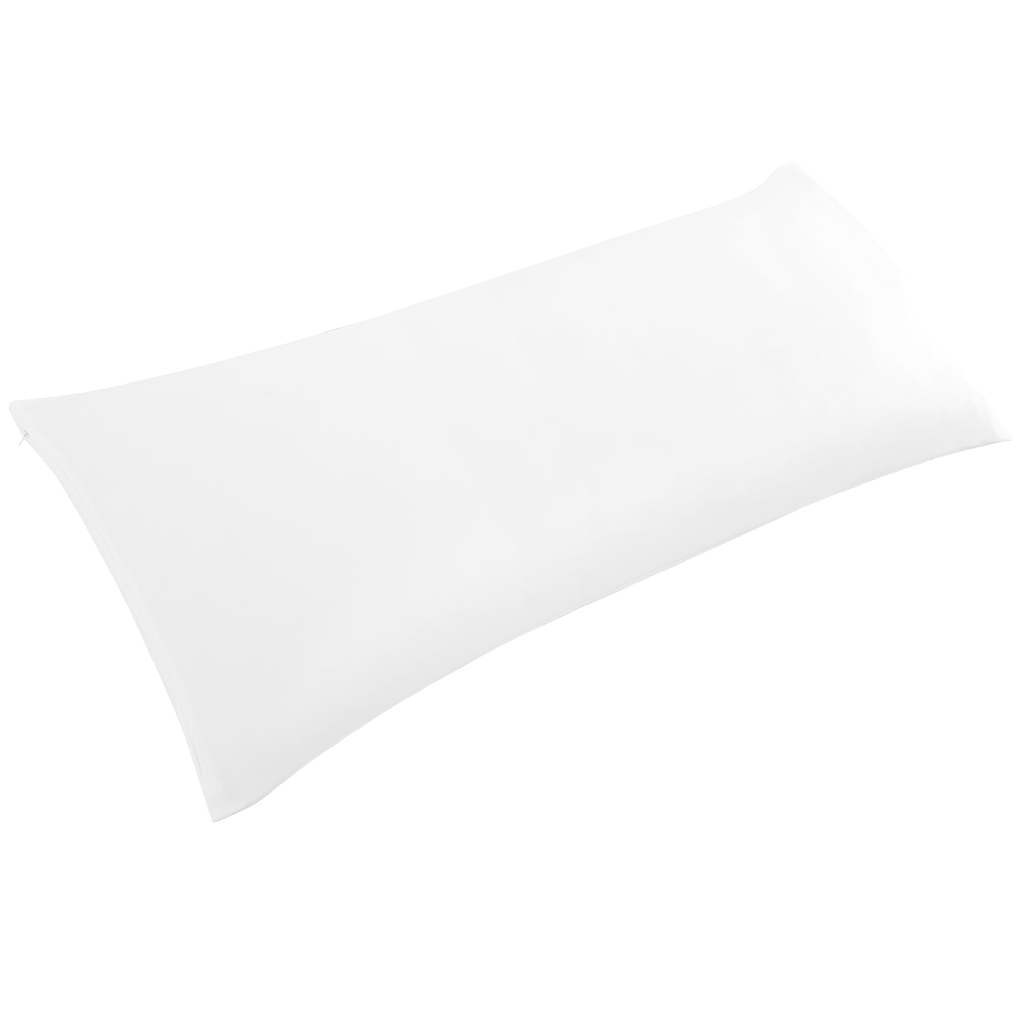 Unique Bargains Zipper Closure Body Pillowcase 1Pc White 20"x54"