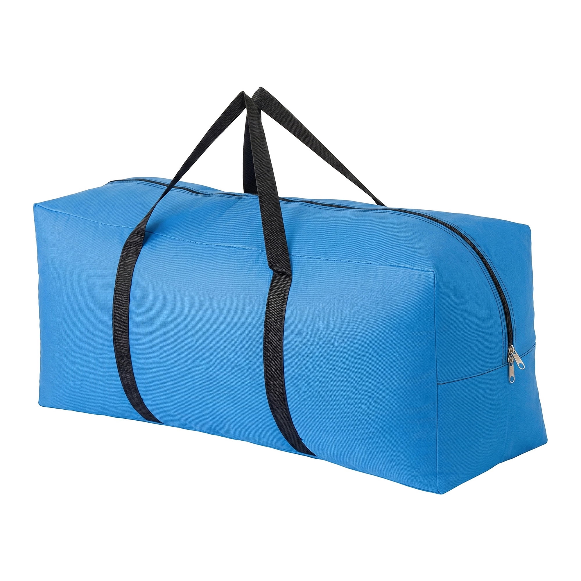 Unique Bargains Zipper Duffel Waterproof Oxford Moving Bag Dark Blue 31.5" x 11.4" x 14.2"
