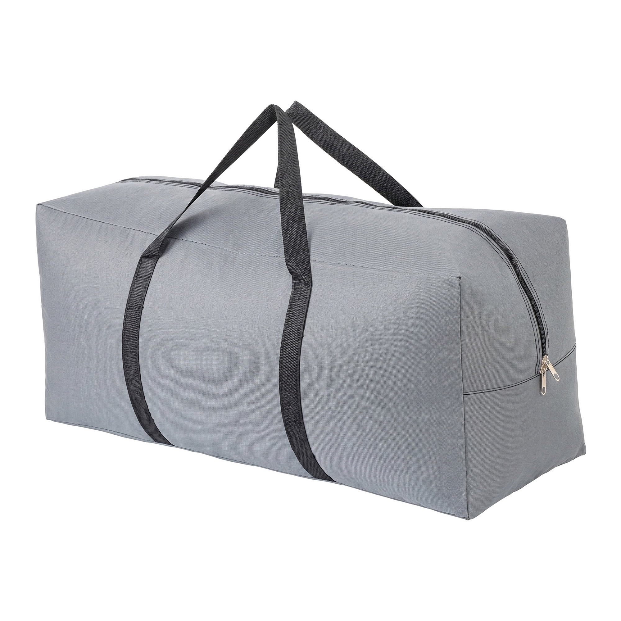 Unique Bargains Zipper Duffel Waterproof Oxford Moving Bag Gray 31.5" x 11.4" x 14.2"