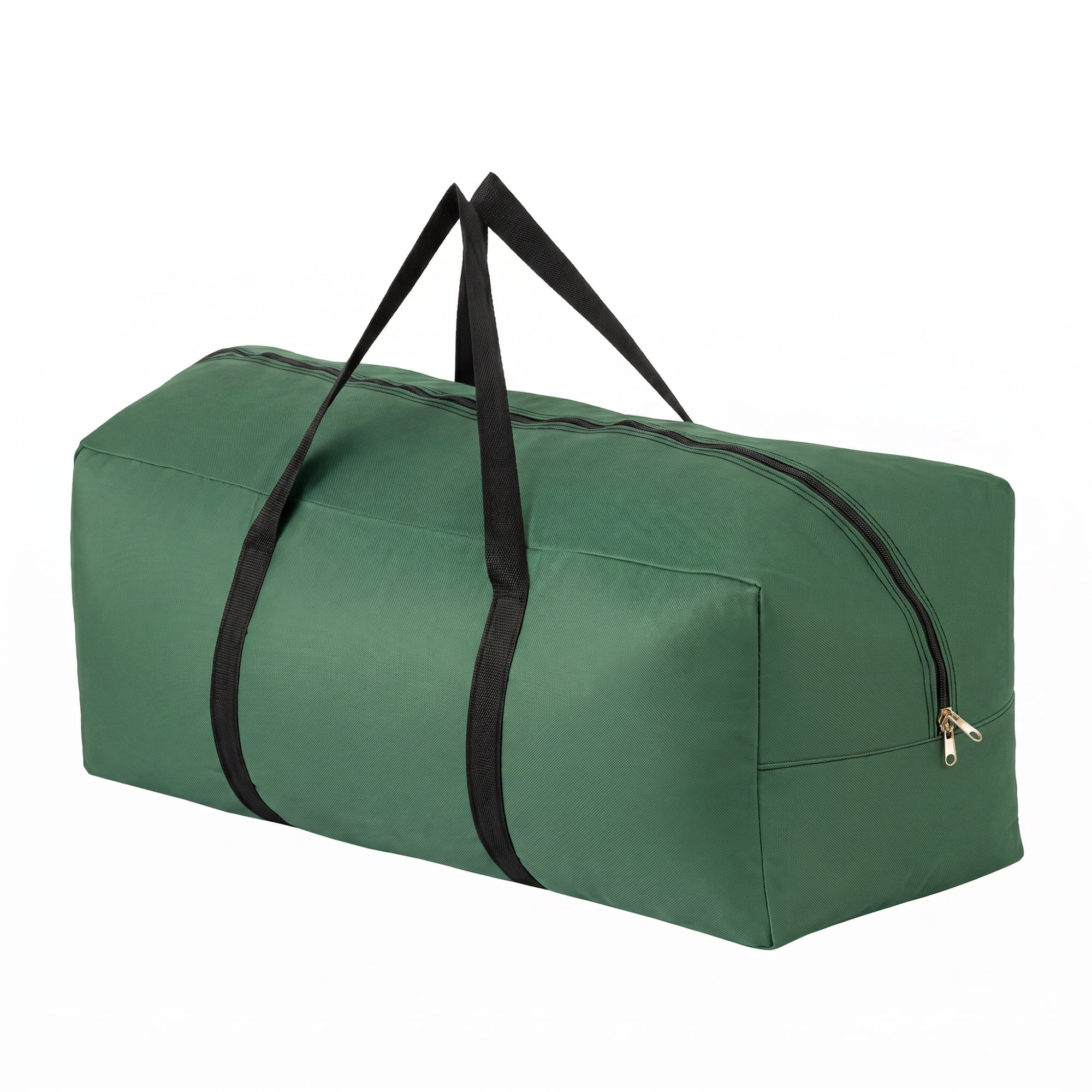 Unique Bargains Zipper Duffel Waterproof Oxford Moving Bag Green 23.6" x 12.2" x 9.4"
