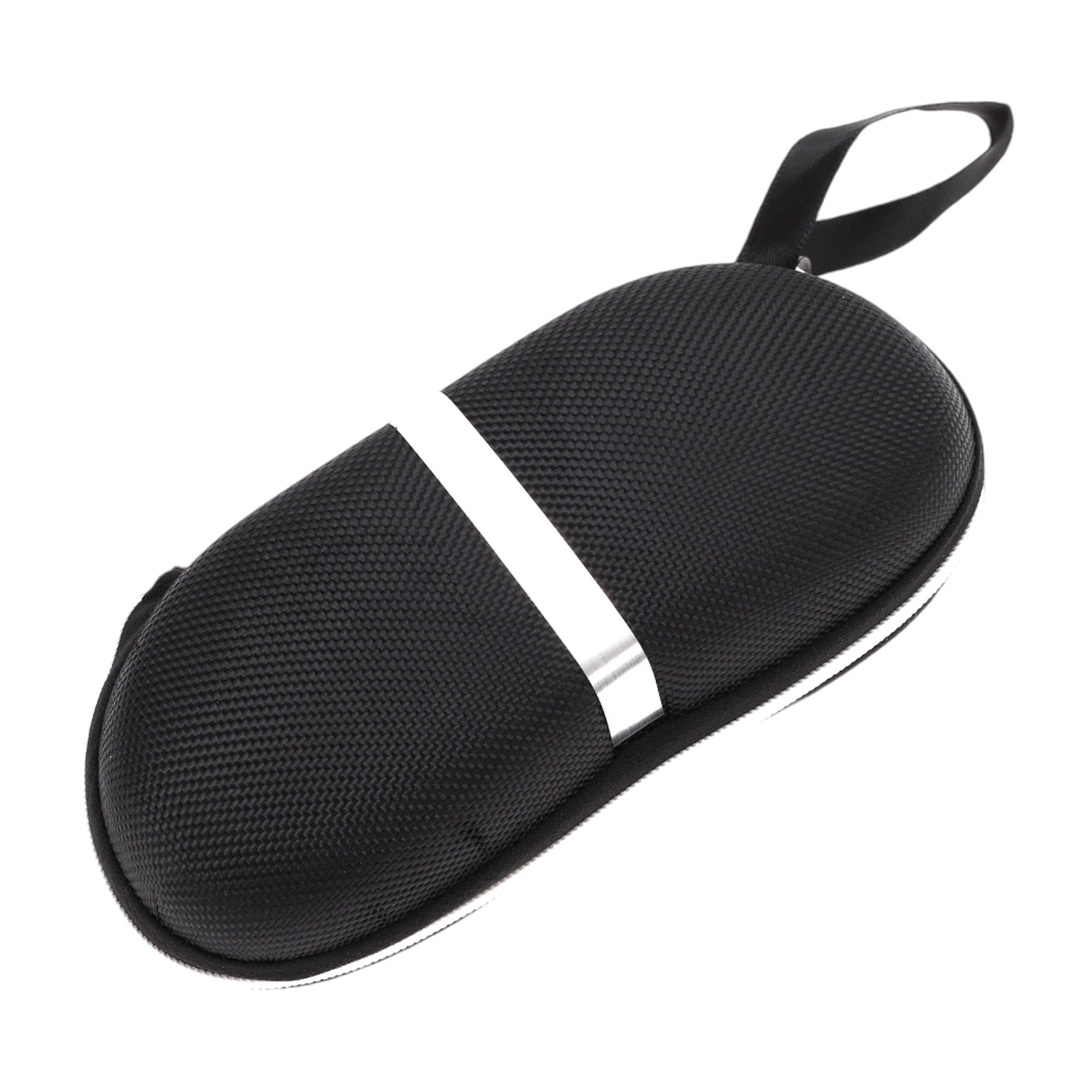 Unique Bargains Zipper Eyeglasses Case 6.3x2.28x2.91 Black Eyewear Storage Solution
