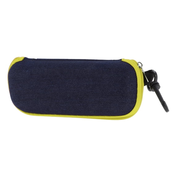 Unique Bargains Zipper Eyeglasses Case Lightweight Eyeglasses Storage 6.38"x2.44"x1.57" Yellow