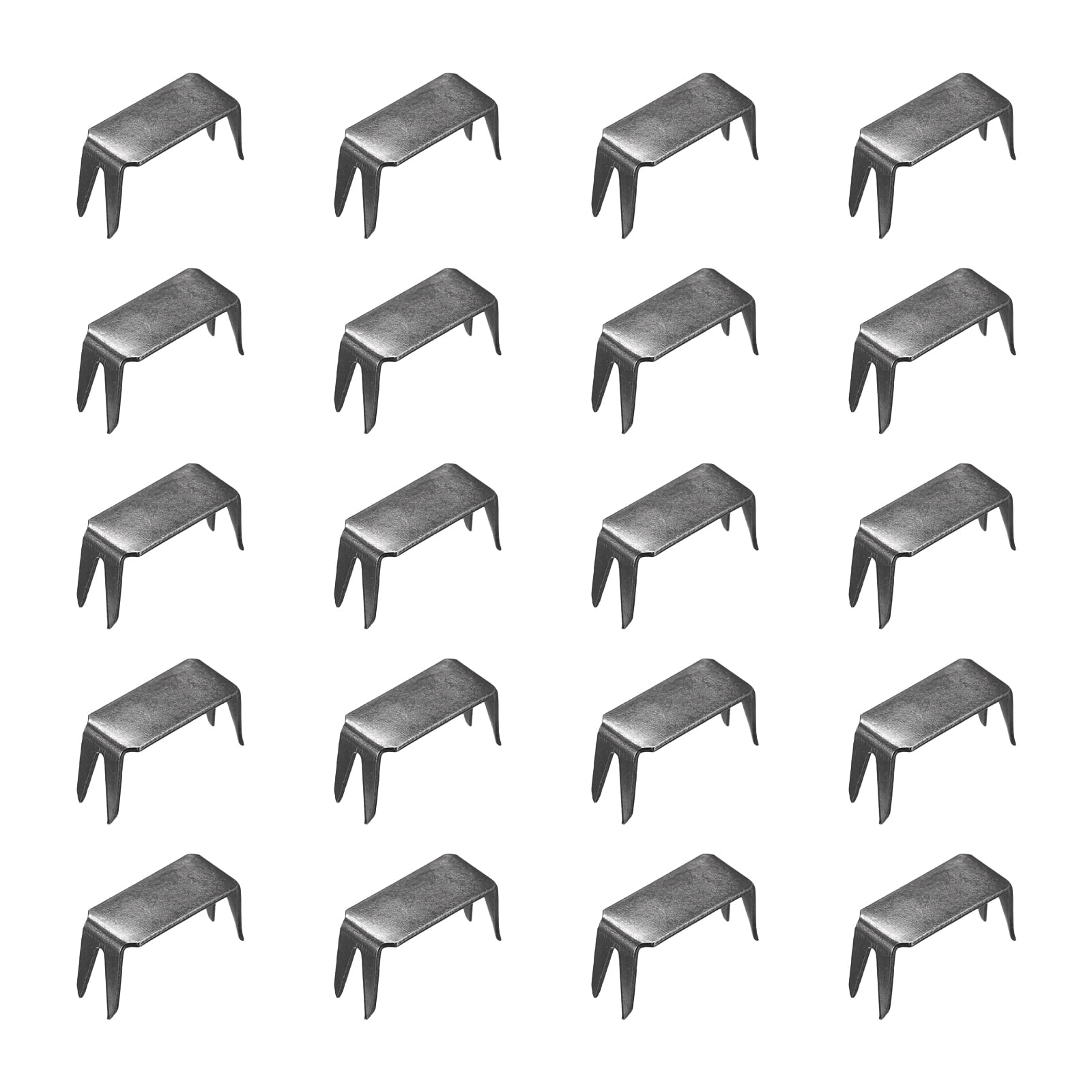 Unique Bargains Zipper Stoppers Top & Bottom Stops for Bag Zippers Rescue Repair 10x4.5mm