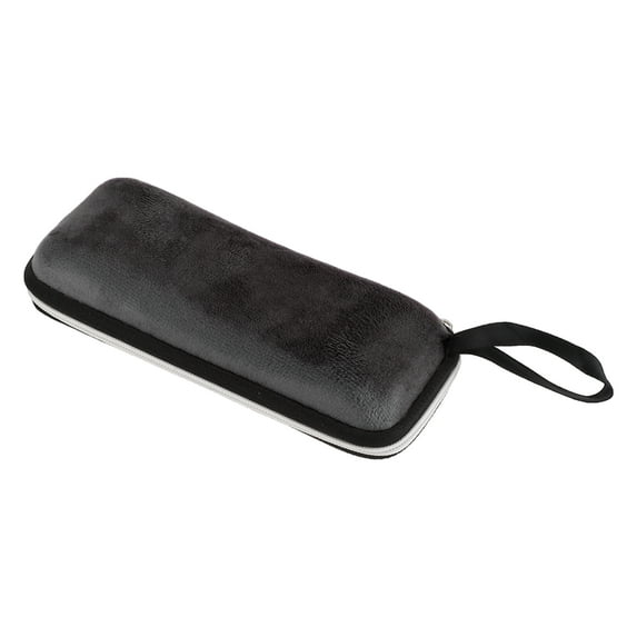 Unique Bargains Zipper Sun Eyeglasses Bag Portable Sunglass Case 6.69"x2.76"x1.97" Black