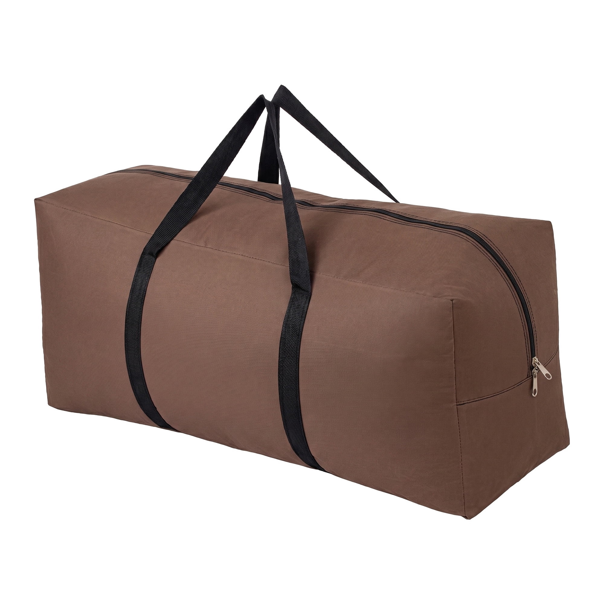 Unique Bargains Zipper Waterproof Oxford Moving Bag Coffee Brown 31.5" x 11.4" x 14.2"