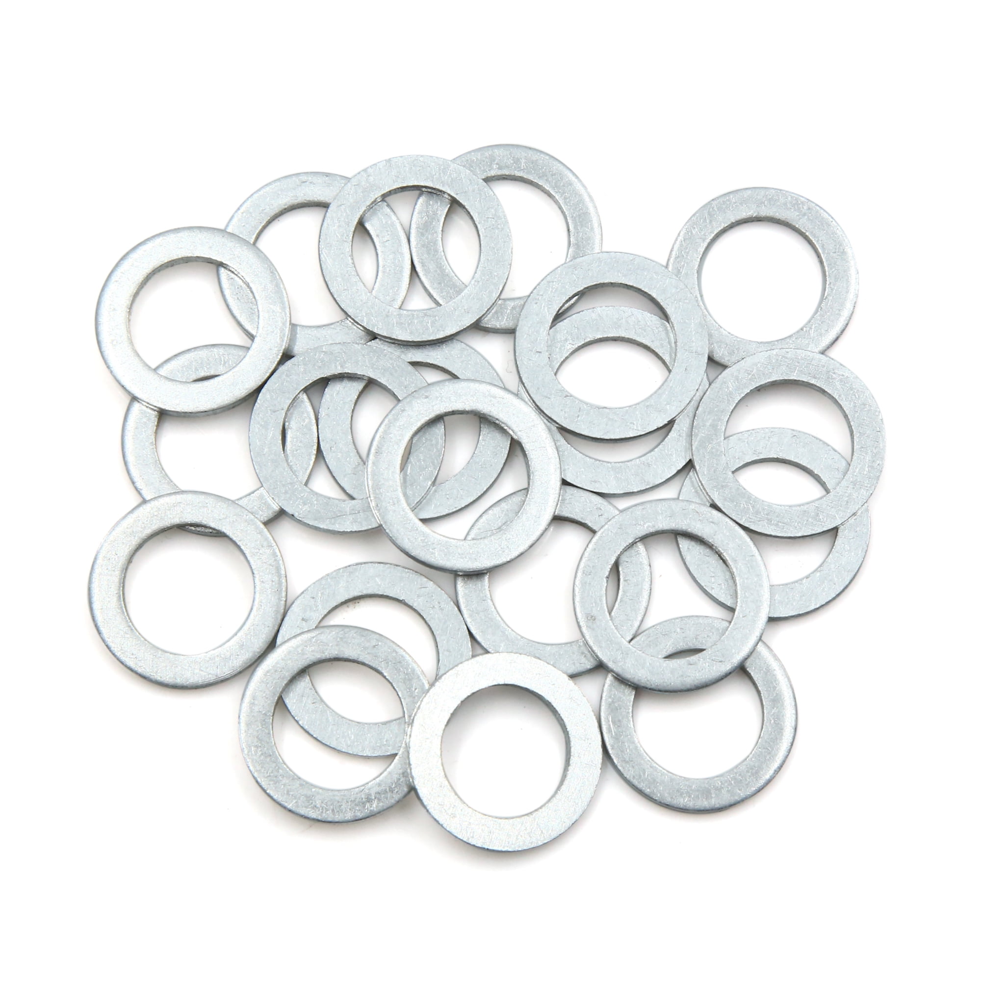 Unique Bargains 20pcs Engine Oil Crush Washers Drain Plug Gaskets 14mm ID. 22mm OD. for Auto Car