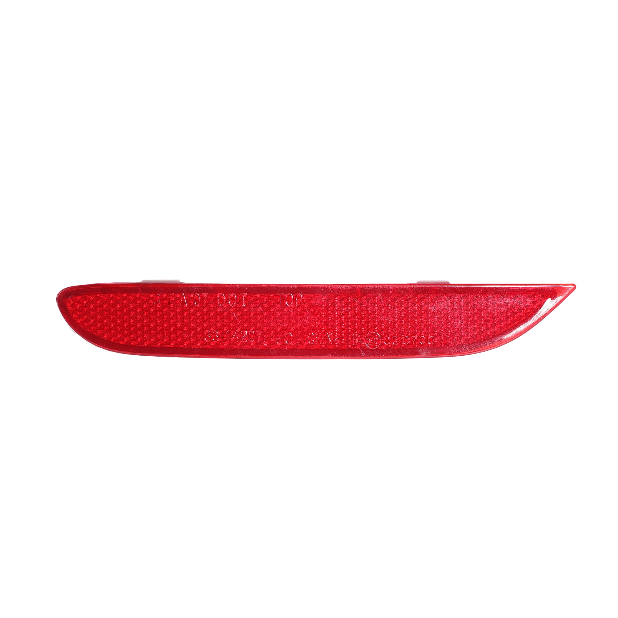 Unique Bargains for Nissan Rogue 2014-2022 Rear Left Bumper Reflector, Plastic Red