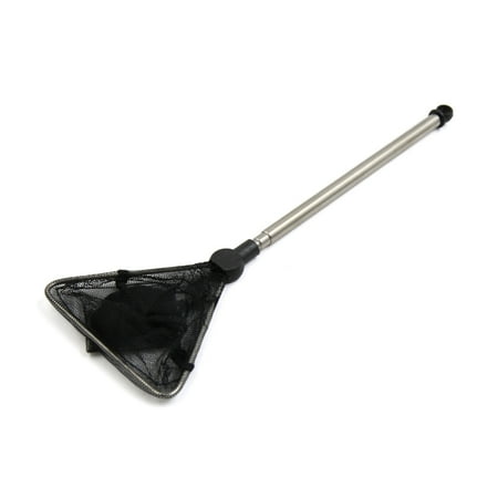 Unique Bargains less Steel Telescopic Handle Aquarium Fishbowl Shrimp Fish Landing Net