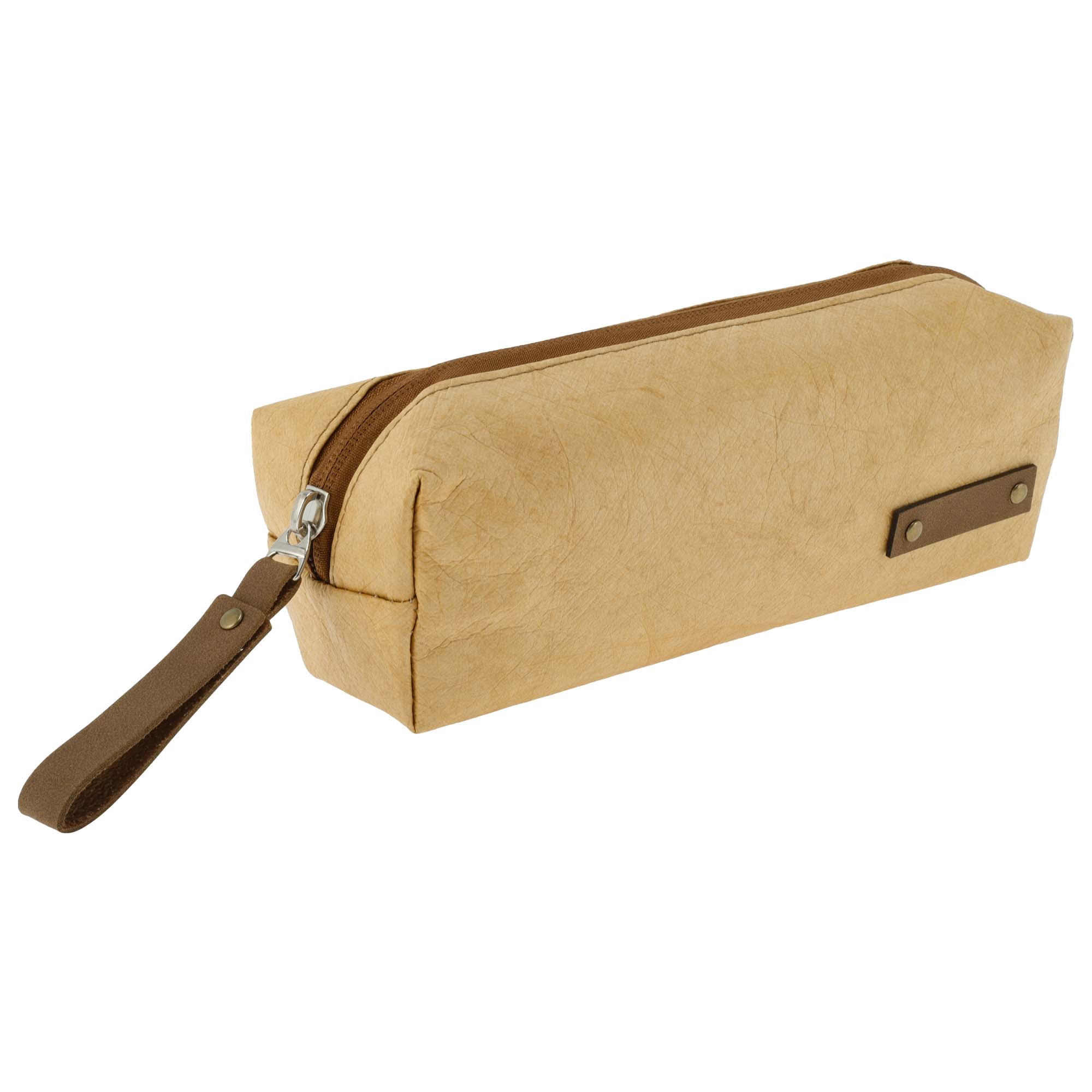 Unique Bargains s Paper Style Aesthetic Pen Bag Organizer Brown