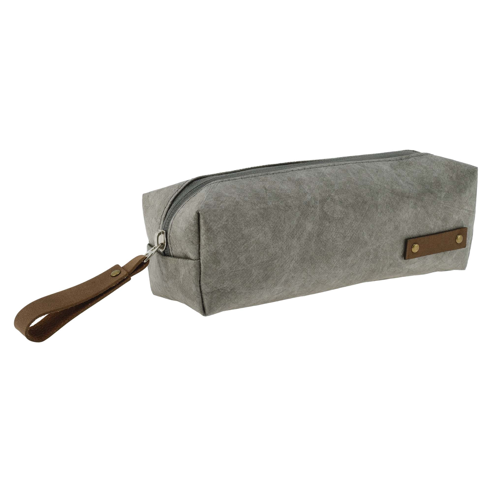 Unique Bargains s Paper Style Aesthetic Pen Bag Organizer Gray