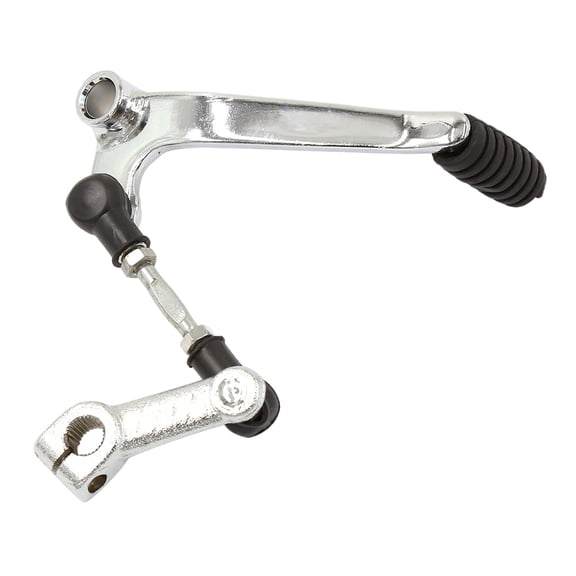 Unique Bargains silver Tone Aluminum Alloy Gear Shifter Shift Lever 28cm Long for GN Motorcycle