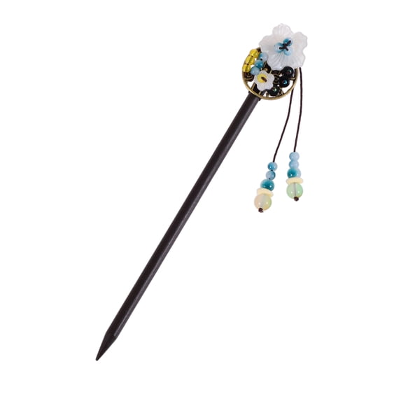 Unique Bargains vDurable Hair Chopstick for Women 1 Pc Black, White, Blue