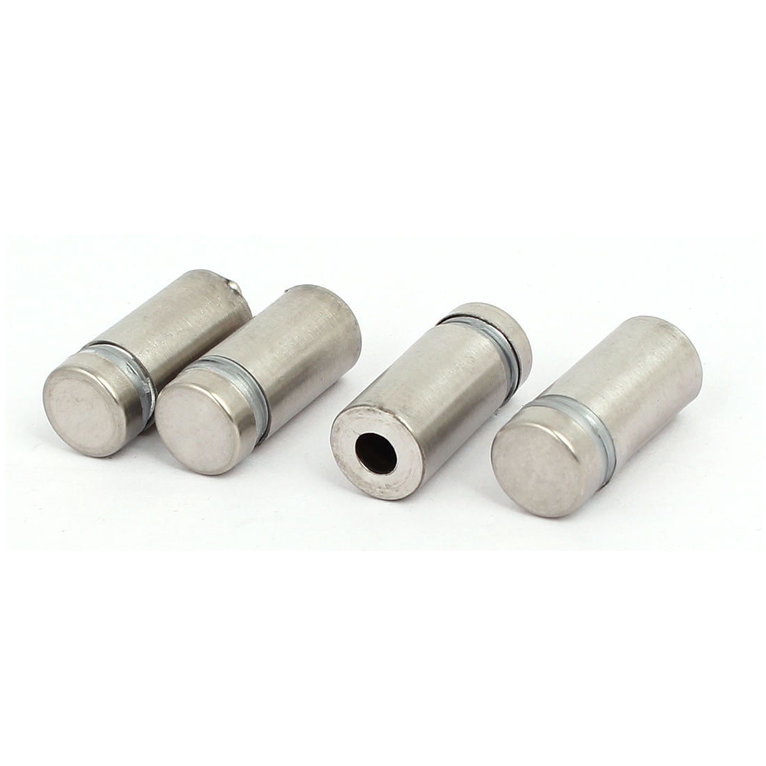 Unique Bargains12mmx25mm Stainless Steel Glass Table Spacers