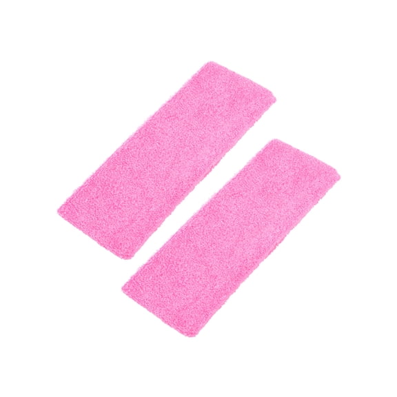 Unique Bargains2 Pcs Women Elastic Sports Head Band Sweat Absorbent Headband Pink for Girls