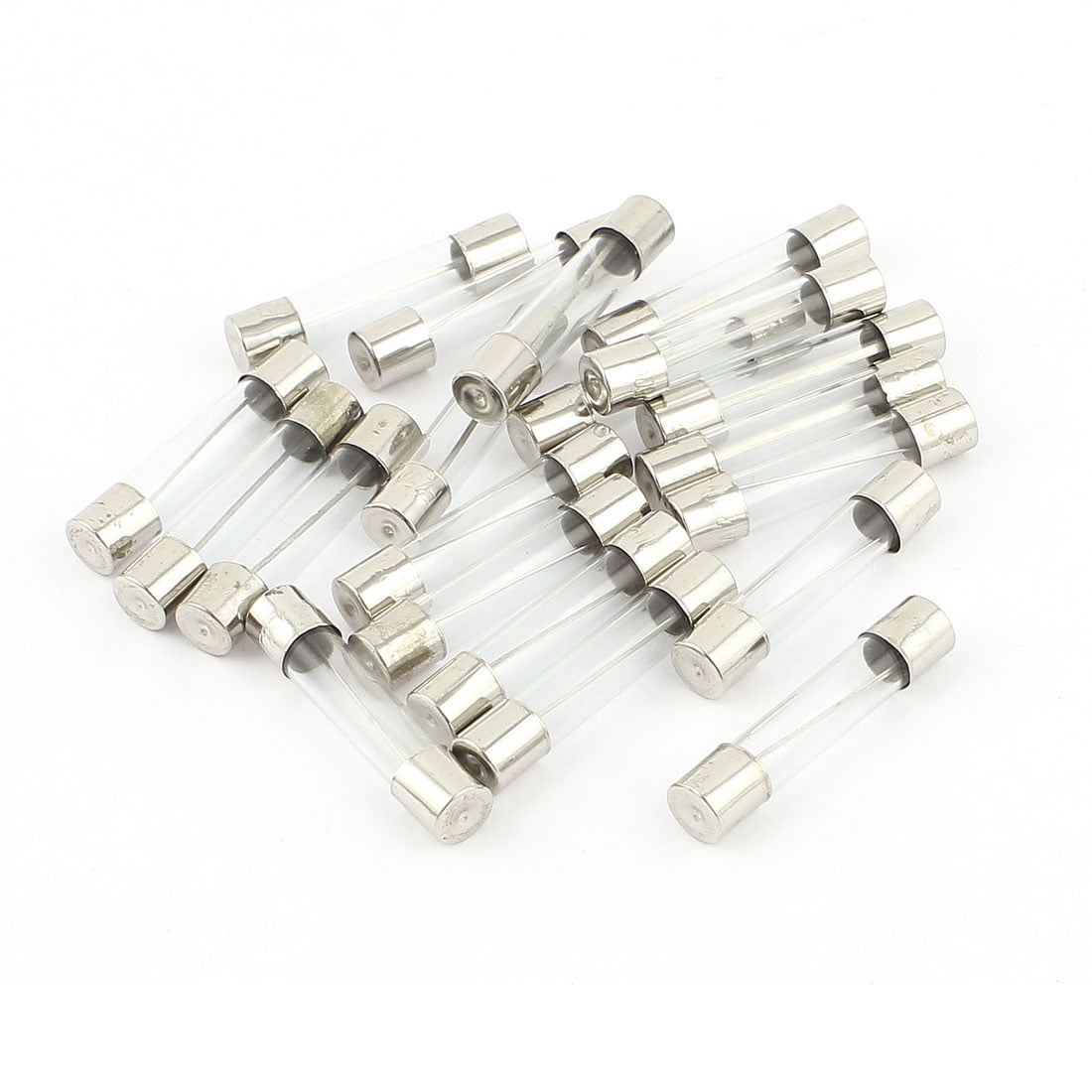 Unique Bargains20Pcs 6x30mm Quick Blow Fast Acting Cartridge Glass Tube ...