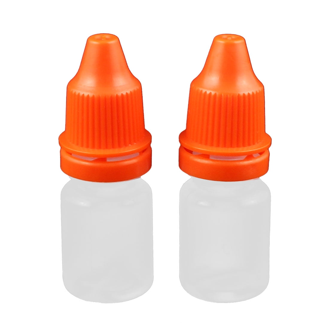 Unique Bargains2Pcs 5ml Dropper Clear Plastic Bottle Drop Eye Liquid