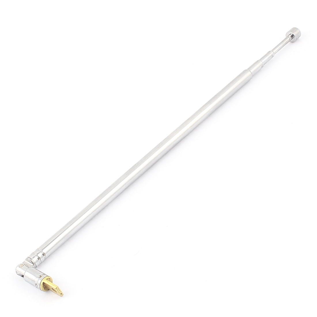 Unique Bargains62.5cm 4 Section Stainless Steel AM FM Radio Universal ...