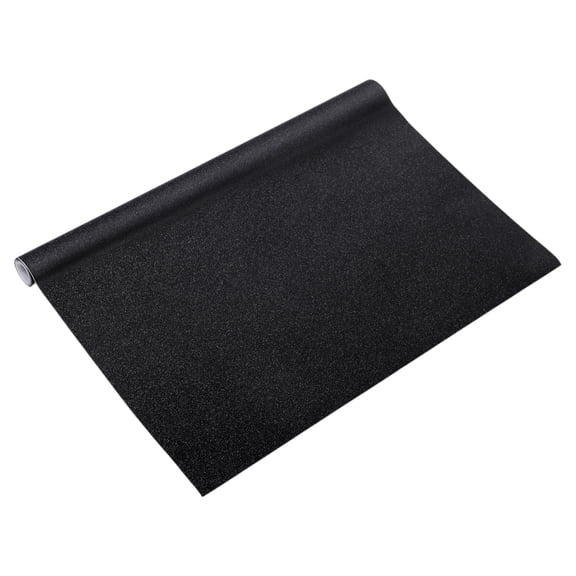 Unique BargainsBlack Flash Point Protective Car Wrap Film 59.8ftx17.7ft Exterior Interior Vinyl Wrap Cover 5.5mil 1 Pc Universal