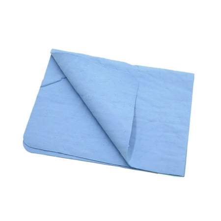 Unique BargainsBlue Synthetic Chamois Auto Car Care Dry Washing Cloth Clean Towel 43cm x 32cm
