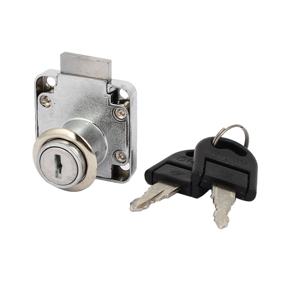 Unique BargainsCabinet Mailbox Cupboard Metal  Tubular Drawer Lock 19mmx22mm Cylinder