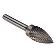 thumbnail image 1 of Unique BargainsDouble Cut Tungsten Carbide Rotary File 9/16" Head 6mm Shank Pointed Tree Shape, 1 of 3