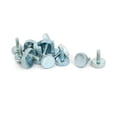 thumbnail image 1 of Unique BargainsM3x10mm Knurled Head Flat Point Fully Threaded Thumb Screws Fastener 15pcs, 1 of 2