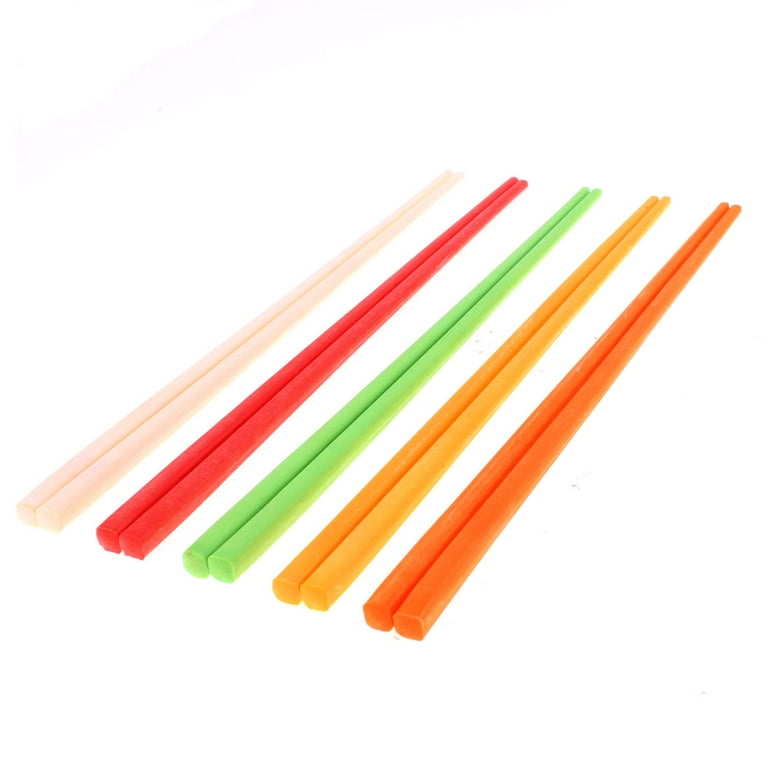 Unique BargainsPlastic Household Tableware Chinese Chopsticks