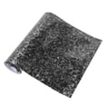 thumbnail image 1 of Unique BargainsSilver Tone Carbon Fiber Bright Finish Protective Car Wrap Film 118.1ftx11.8ft Exterior Interior Vinyl Wrap Cover 5.5mil PET 1 Pc Universal, 1 of 7