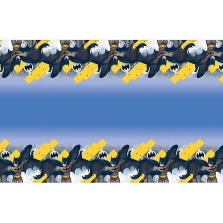 Unique Batman Rectangular Plastic Tablecover - 1 Pc, multi color, one size price history and forecast - Unique Industries 77513
