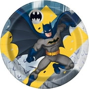 Unique Batman Round Dinner Plates - 8 Pcs, multicolor, one size