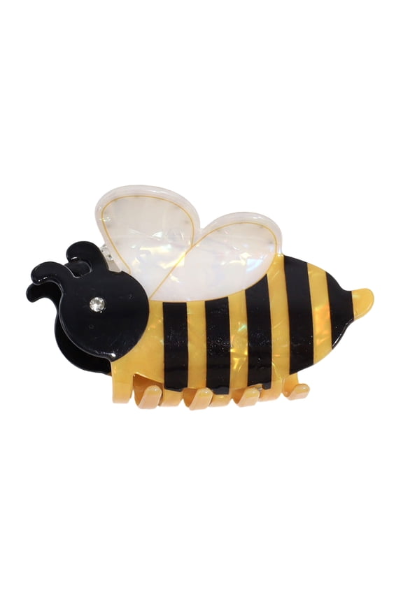Unique Bees Hair Claw Clip Lovely Bees Jewelry Hairpin Elegant Bees Hair Claw Clip Suitable for Various Hairstyles