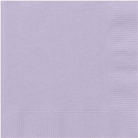Unique Beverage Napkins 20pc Lavender