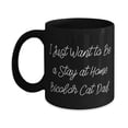 thumbnail image 1 of Unique Bicol Cat Gifts, I Just Want to Be a Stay at Home Bicol Cat Dad, Birthday 11oz Mug F Bicol Cat, 1 of 2