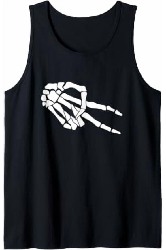 Unique Biker Wave Skeleton Hand For Motorcycle Riders Tank Top Size S-3XL