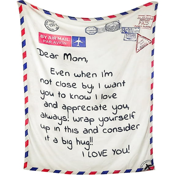 Unique Birthday Gifts for Wife/Her, Valentines Day Gifts for Wife from Husband, Great Throw Blanket Gift Idea to My Wife for Wedding, Anniversary, Mothers Day, 70" x 55"