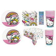 Unique Birthday Party Supply Sets, Paper Multicolor Hello Kitty