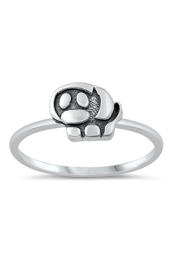 Unique Black Cat Witch Halloween Ring .925 Sterling Silver Band Jewelry Female Male Unisex Size 9