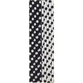 thumbnail image 1 of Black Polka Dots Straws (10ct), 1 of 2