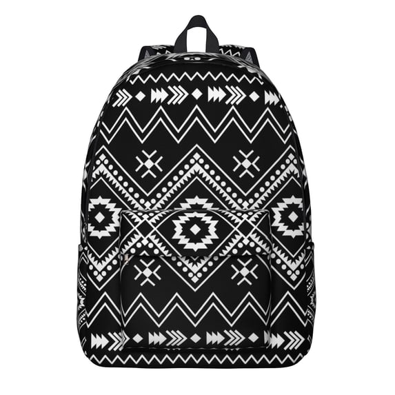 Unique Boho Backpack for Ladies: Bohemian Style Rucksack with Front Pocket, Sturdy & Lightweight, Great Gift for School, College, Commuting, Work, Travel, Vacation & Daily Errands.
