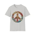 thumbnail image 1 of Unique Boho Peace Sign Tee for Adults - 5 Color Options, 1 of 8