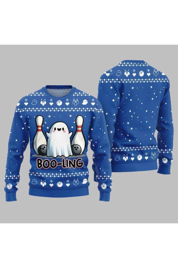 Unique Bowling Halloween 3D Sweater Christmas 2025