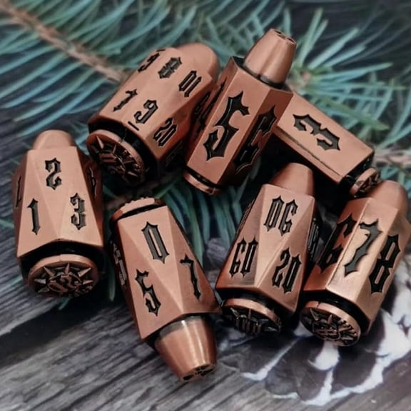 Bullet Dice DND for Dungeons and Dragons Role Playing Game, Adult