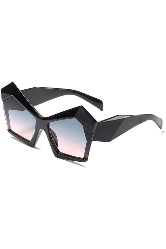 Unique Butterfly Cat Eye Sunglasses For Women Gradient Elegant Big Frame Sun Glasses Female Irregular Shades