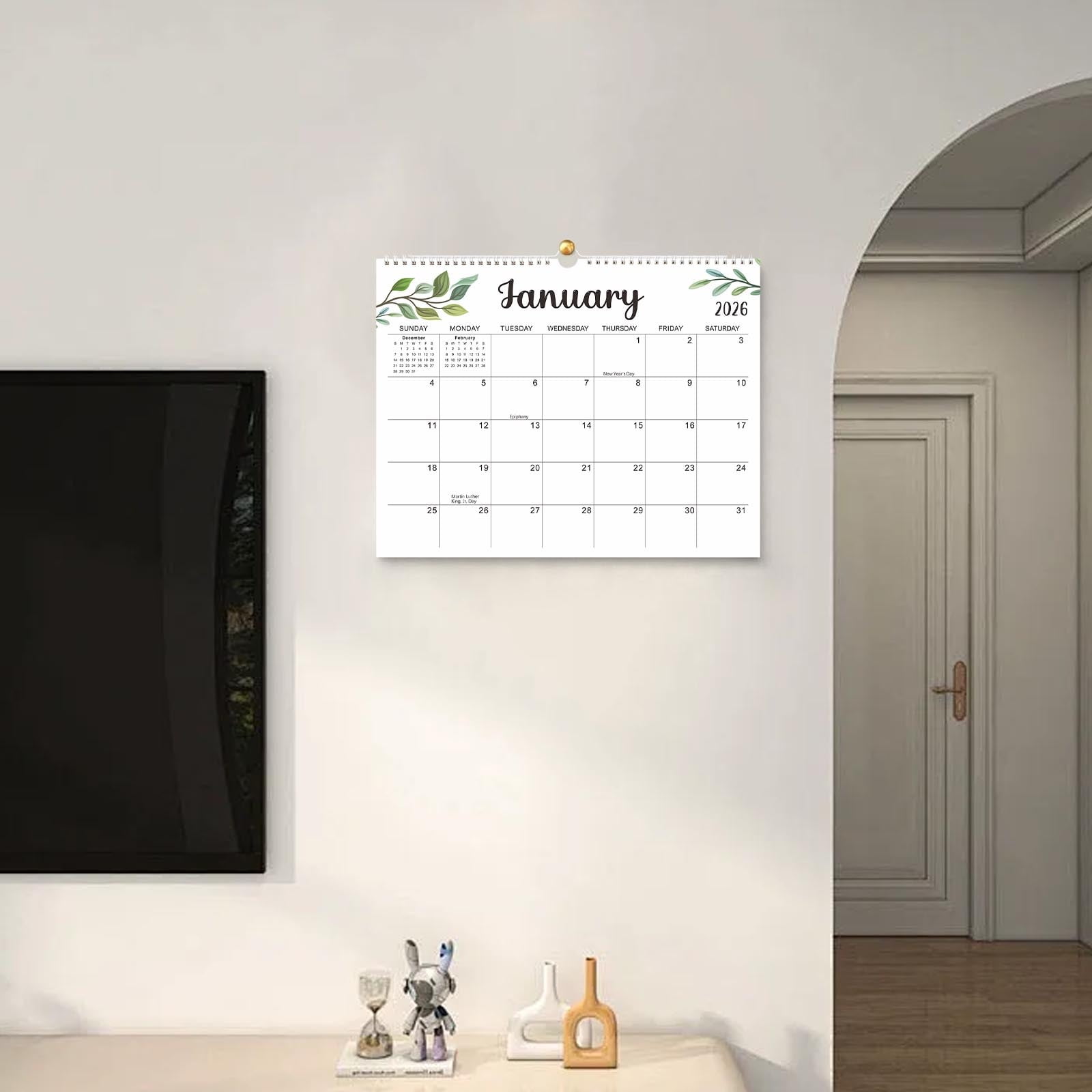 Unique Calendar 20252026 Wall Calendar Large Calendar 20252026 Wall